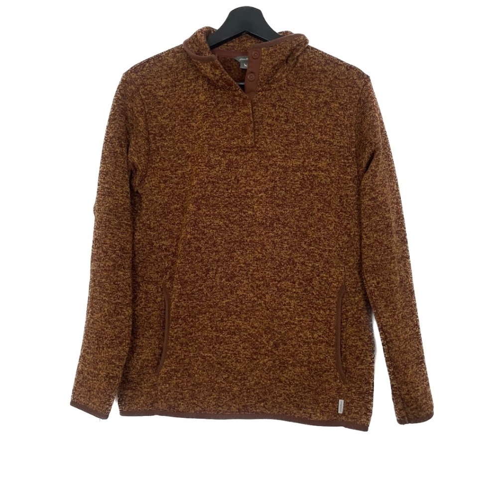 Eddie Bauer Men’s Snap Neck Sweater Pullover, Size M